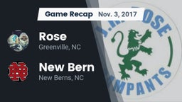 Recap: Rose  vs. New Bern  2017