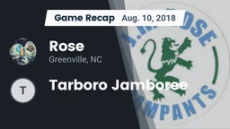 Recap: Rose  vs. Tarboro Jamboree 2018