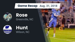 Recap: Rose  vs. Hunt  2018