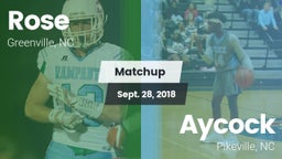 Matchup: Rose vs. Aycock  2018