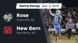 Recap: Rose  vs. New Bern  2018