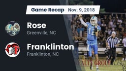 Recap: Rose  vs. Franklinton  2018