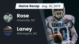 Recap: Rose  vs. Laney  2019