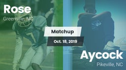 Matchup: Rose vs. Aycock  2019