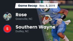 Recap: Rose  vs. Southern Wayne  2019