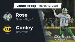 Recap: Rose  vs. Conley  2021