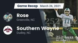 Recap: Rose  vs. Southern Wayne  2021