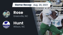 Recap: Rose  vs. Hunt  2021
