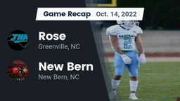 Recap: Rose  vs. New Bern  2022