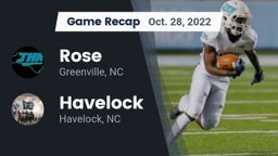 Recap: Rose  vs. Havelock  2022