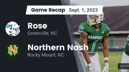 Recap: Rose  vs. Northern Nash  2023