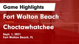 Fort Walton Beach  vs Choctawhatchee  Game Highlights - Sept. 1, 2021