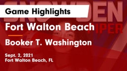 Fort Walton Beach  vs Booker T. Washington  Game Highlights - Sept. 2, 2021