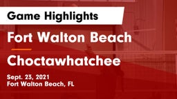 Fort Walton Beach  vs Choctawhatchee  Game Highlights - Sept. 23, 2021
