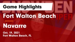 Fort Walton Beach  vs Navarre  Game Highlights - Oct. 19, 2021