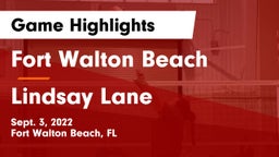 Fort Walton Beach  vs Lindsay Lane  Game Highlights - Sept. 3, 2022