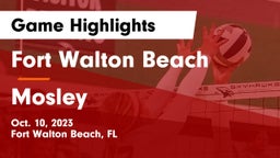 Fort Walton Beach  vs Mosley  Game Highlights - Oct. 10, 2023