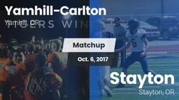Matchup: Yamhill-Carlton vs. Stayton  2017