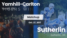 Matchup: Yamhill-Carlton vs. Sutherlin  2017