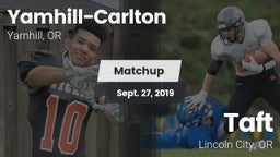 Matchup: Yamhill-Carlton vs. Taft  2019