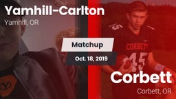 Matchup: Yamhill-Carlton vs. Corbett  2019