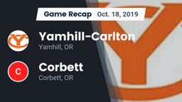 Recap: Yamhill-Carlton  vs. Corbett  2019
