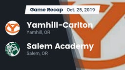 Recap: Yamhill-Carlton  vs. Salem Academy  2019