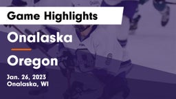 Onalaska  vs Oregon  Game Highlights - Jan. 26, 2023