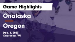 Onalaska  vs Oregon  Game Highlights - Dec. 8, 2023
