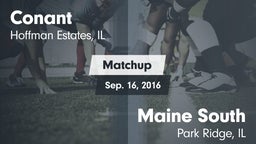 Matchup: Conant  vs. Maine South  2016