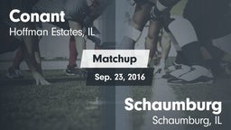 Matchup: Conant  vs. Schaumburg  2016