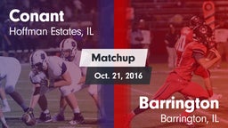 Matchup: Conant  vs. Barrington  2016