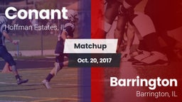 Matchup: Conant  vs. Barrington  2017