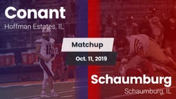 Matchup: Conant  vs. Schaumburg  2019