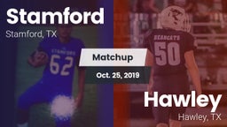 Matchup: Stamford  vs. Hawley  2019