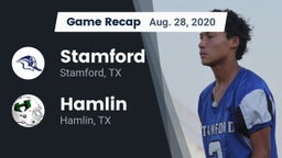 Recap: Stamford  vs. Hamlin  2020