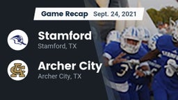 Recap: Stamford  vs. Archer City  2021