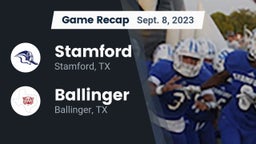 Recap: Stamford  vs. Ballinger  2023
