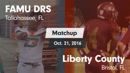 Matchup: FAMU DRS vs. Liberty County  2016