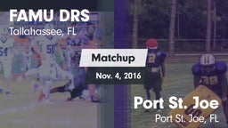 Matchup: FAMU DRS vs. Port St. Joe  2016