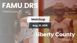 Matchup: FAMU DRS vs. Liberty County  2018