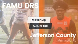 Matchup: FAMU DRS vs. Jefferson County  2018