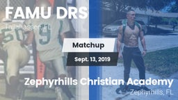 Matchup: FAMU DRS vs. Zephyrhills Christian Academy  2019