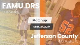 Matchup: FAMU DRS vs. Jefferson County  2019