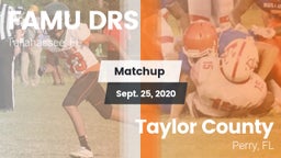 Matchup: FAMU DRS vs. Taylor County  2020