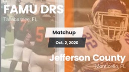 Matchup: FAMU DRS vs. Jefferson County  2020