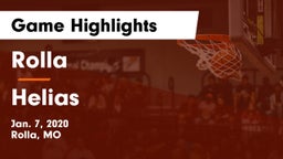 Rolla  vs Helias  Game Highlights - Jan. 7, 2020