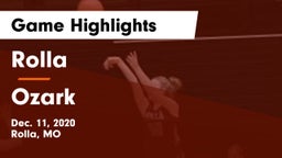 Rolla  vs Ozark  Game Highlights - Dec. 11, 2020