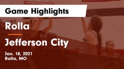 Rolla  vs Jefferson City  Game Highlights - Jan. 18, 2021