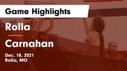 Rolla  vs Carnahan  Game Highlights - Dec. 18, 2021